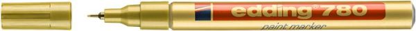 Lakkmarker, 0,8 mm, EDDING "780", arany - Image 2