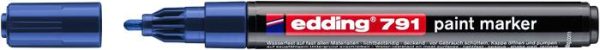 Lakkmarker, 1-2 mm, EDDING "791", kék - Image 2