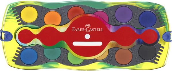 Vízfesték, 12 darabos, összeilleszthető, FABER-CASTELL, dinoszaurusz - Image 4