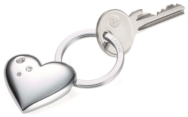Kulcstartó, SWAROVSKI® kristályokkal, TROIKA, "Girls best friends" Shiny - Image 2