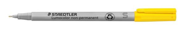 Alkoholmentes marker, OHP, 0,4 mm, STAEDTLER "Lumocolor® 311 S", sárga - Image 2