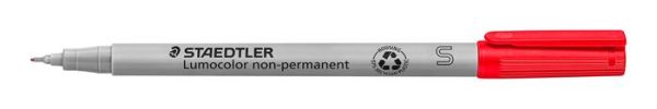 Alkoholmentes marker, OHP, 0,4 mm, STAEDTLER "Lumocolor® 311 S", piros - Image 2