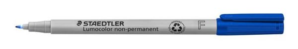 Alkoholmentes marker, OHP, 0,6 mm, STAEDTLER "Lumocolor® 316 F", kék - Image 2
