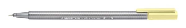 Tűfilc, 0,3 mm, STAEDTLER "Triplus 334", vanília - Image 2