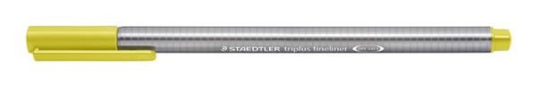 Tűfilc, 0,3 mm, STAEDTLER "Triplus 334",  mustár