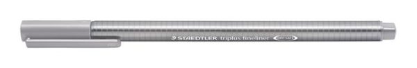 Tűfilc, 0,3 mm, STAEDTLER "Triplus 334", szikla szürke