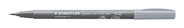Ecsetirón készlet, STAEDTLER "Pigment 372", 6 különböző fekete és szürke árnyalat - Image 6