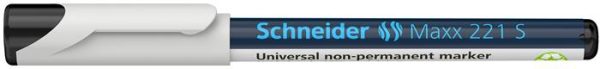 Alkoholmentes marker, OHP, 0,4 mm, SCHNEIDER "Maxx 221 S", fekete - Image 3