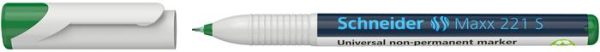 Alkoholmentes marker, OHP, 0,4 mm, SCHNEIDER "Maxx 221 S", zöld - Image 2