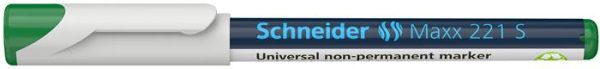 Alkoholmentes marker, OHP, 0,4 mm, SCHNEIDER "Maxx 221 S", zöld - Image 3