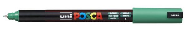 Dekormarker, 0,7 mm, UNI "Posca PC-1MR", zöld - Image 2
