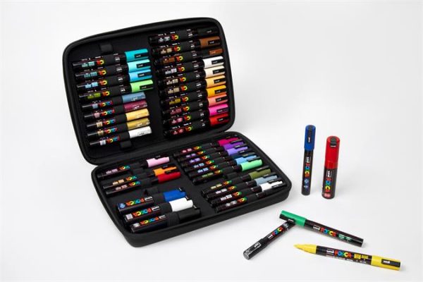 Dekormarker-készlet, táskában, UNI "Posca", 40 darabos - Image 3