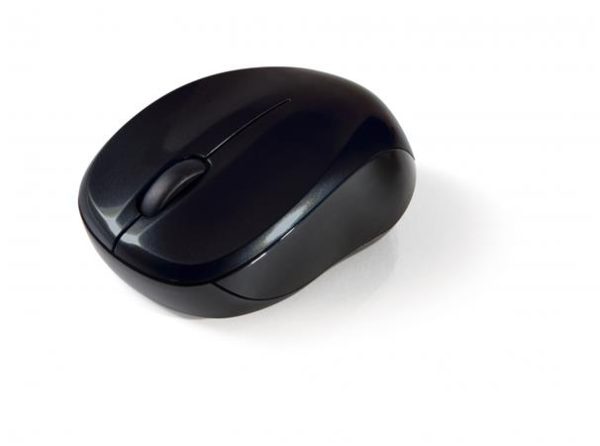 Egér, vezeték nélküli, optikai, közepes méret, USB, VERBATIM "Go", fekete - Image 3